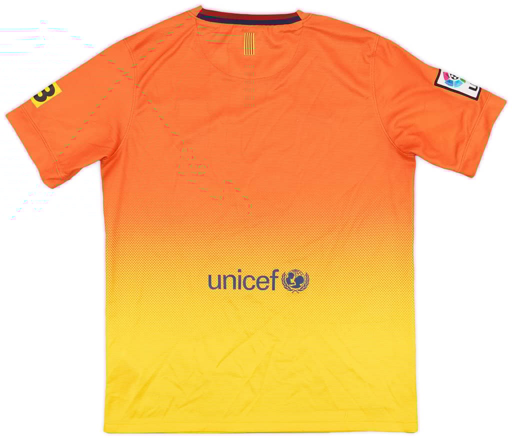 2012-13 Barcelona Away Shirt - 7/10 - (XL.Boys)