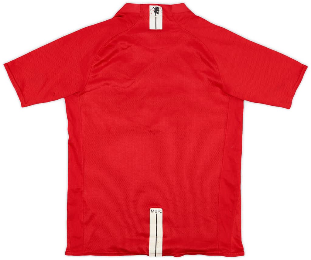 2007-09 Manchester United Home Shirt - 7/10 - (XL.Boys)