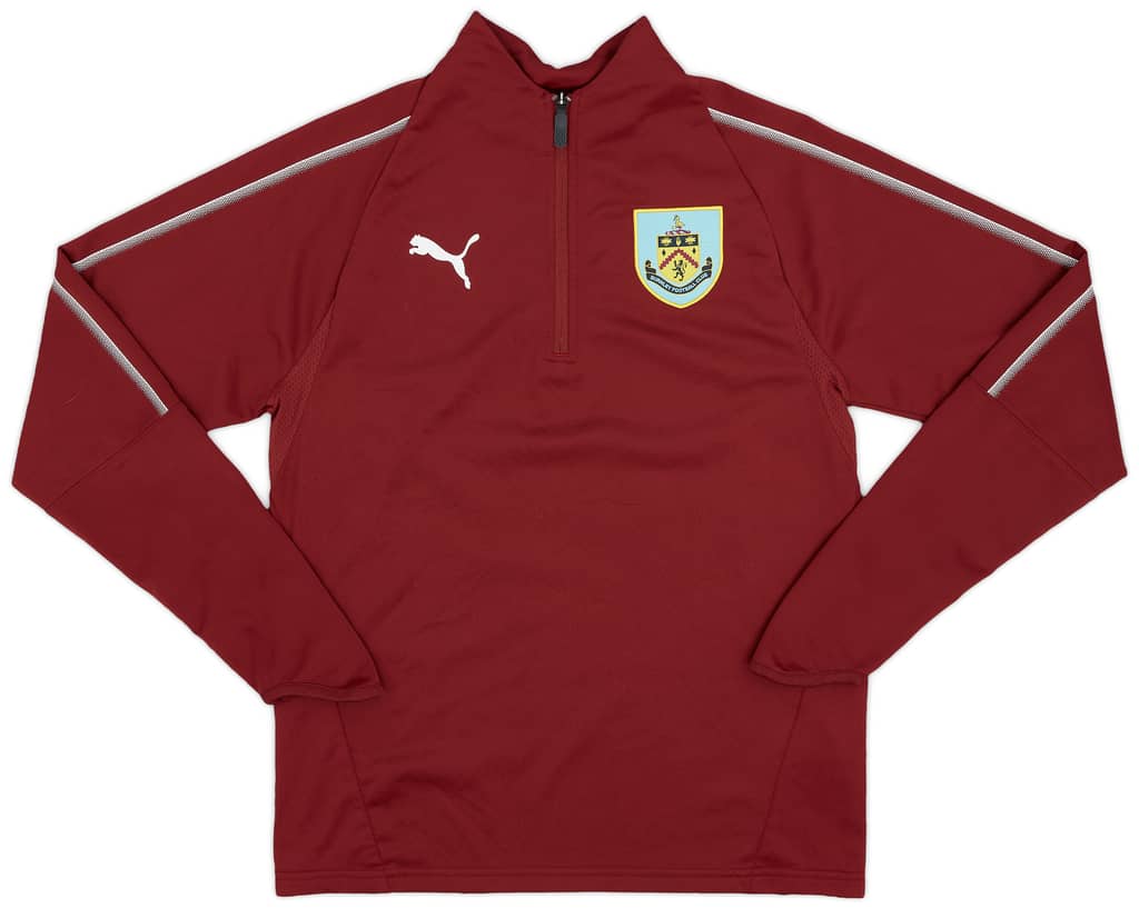 2017-18 Burnley Puma 1/4 Zip Drill Top - 9/10 - (S)