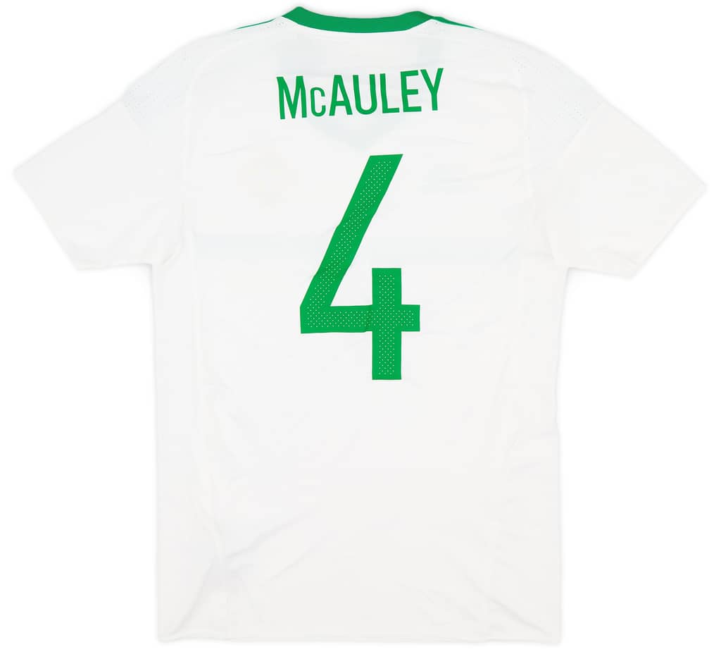 2016-17 Northern Ireland Away Shirt McAuley #4 (S)