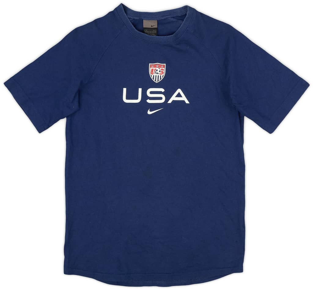 2002-03 USA Nike Cotton Tee - 6/10 - (M.Boys)