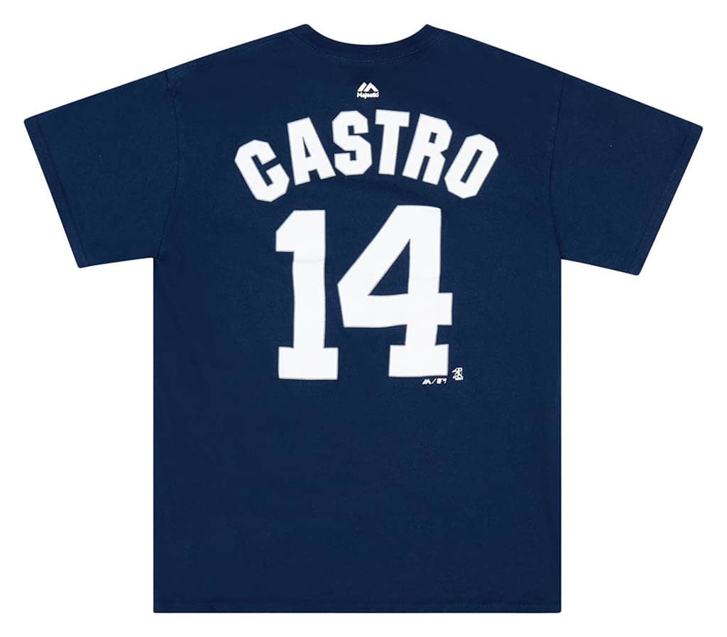 2016-17 New York Yankees Castro #14 Majestic Tee M