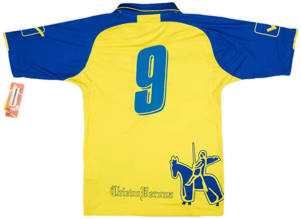 2009-10 Chievo Verona Home Shirt #9 (XL)