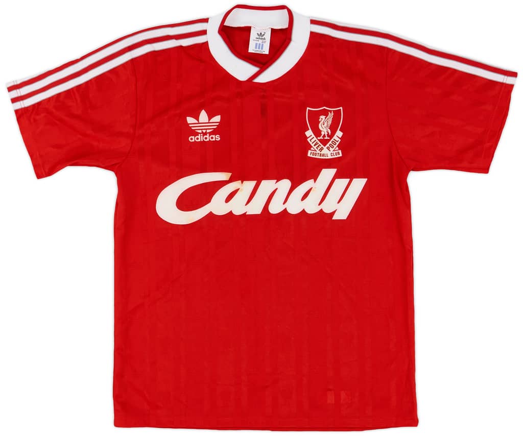 1988-89 Liverpool Home Shirt - 8/10 - (M)