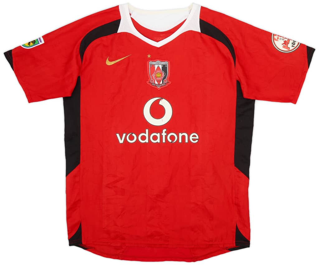 Urawa Red Diamonds Nike ホームシャツ TAISHI 6 2006 Urawa Red Diamonds Home Shirt - 5/10 - (S)