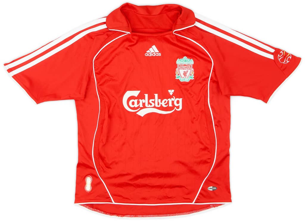 2006-08 Liverpool Home Shirt - 6/10 - (S.Boys)