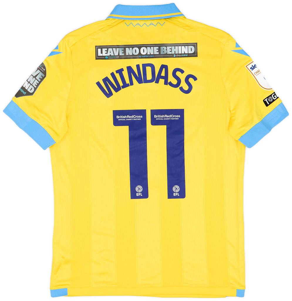 2023-24 Sheffield Wednesday Match Issue Third Shirt Windass #11