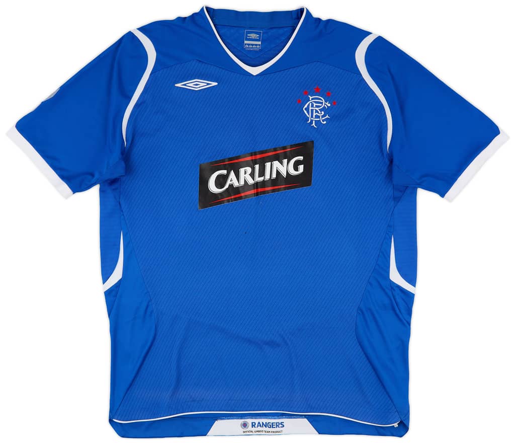 2008-09 Rangers Home Shirt - 6/10 - (XL)