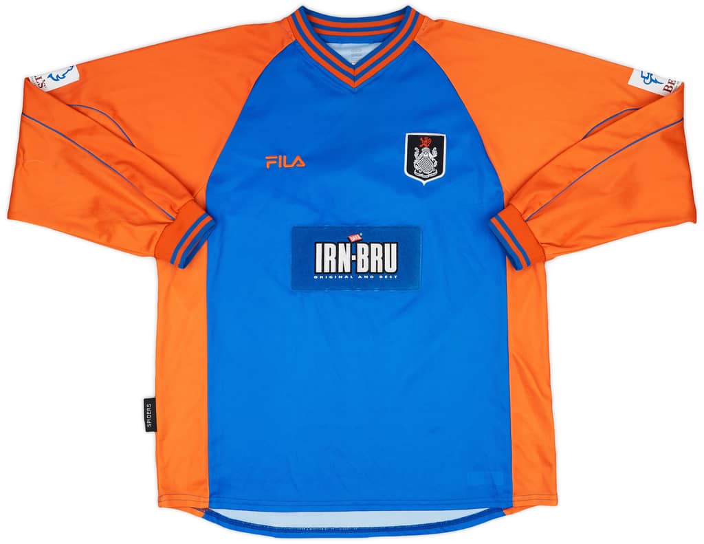 2001-03 Queen's Park Match Issue Away L/S Shirt #7