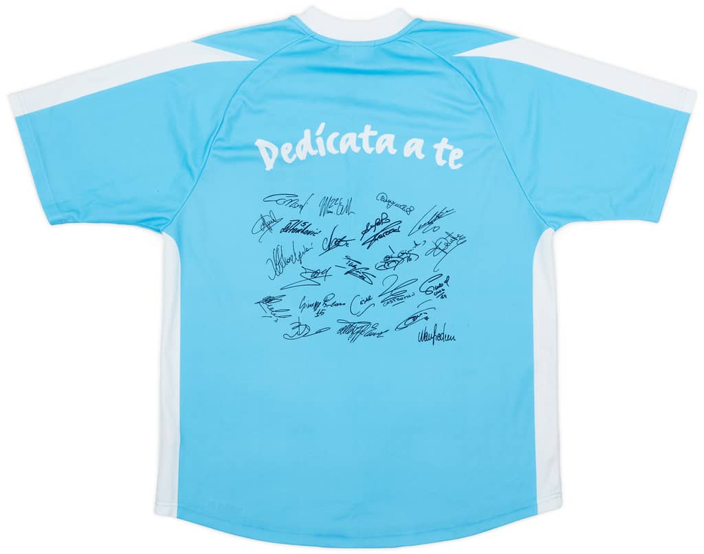 2003-04 Lazio 'Signed' Basic Home Shirt - 9/10 - (M)