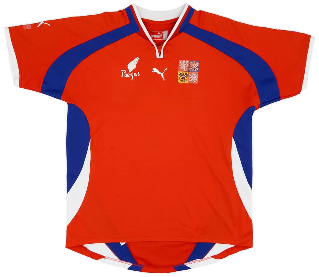 2000-02 Czech Republic Basic Home Shirt - 5/10 - (XL)