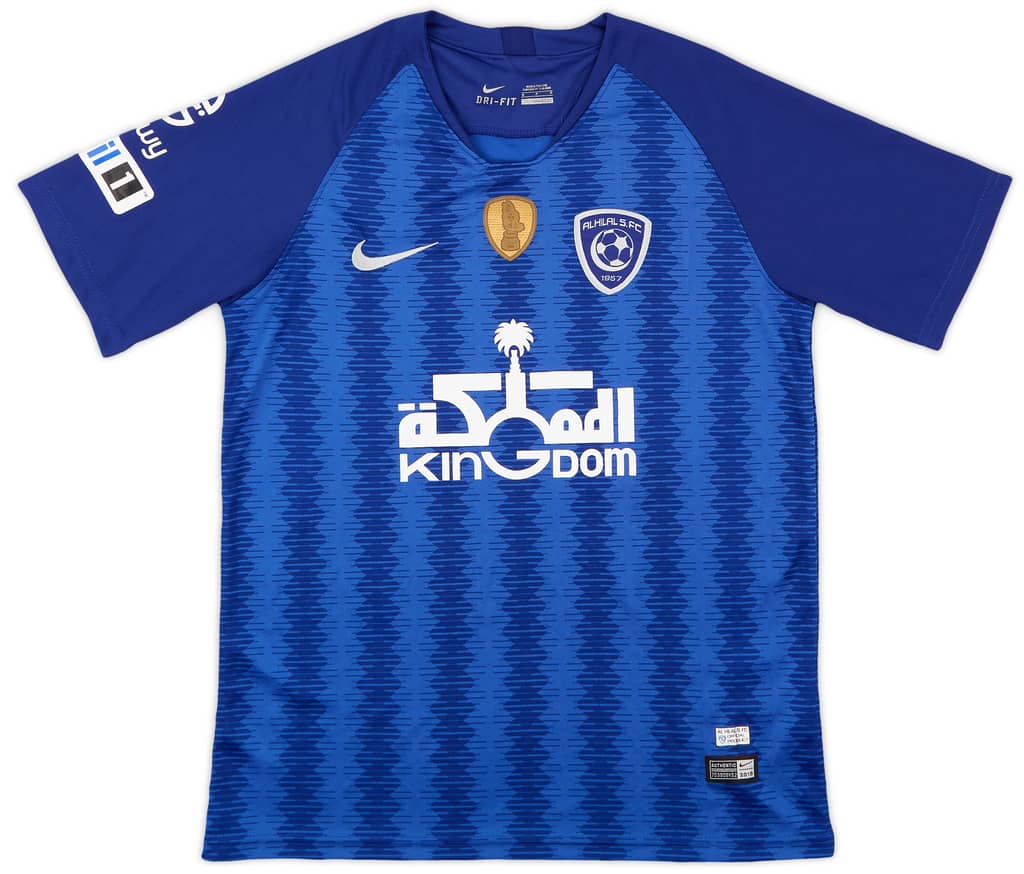 2018-19 Al-Hilal Riyadh Home Shirt #12 - 8/10 - (S)
