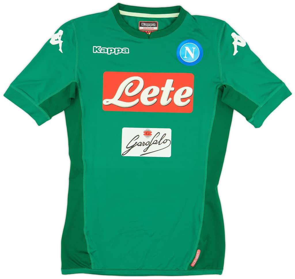 2017-18 Napoli GK Home S/S Shirt - 8/10 - (M)