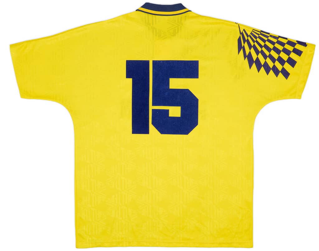 1991-95 Tottenham Away Shirt #15 - 9/10 - (XL)