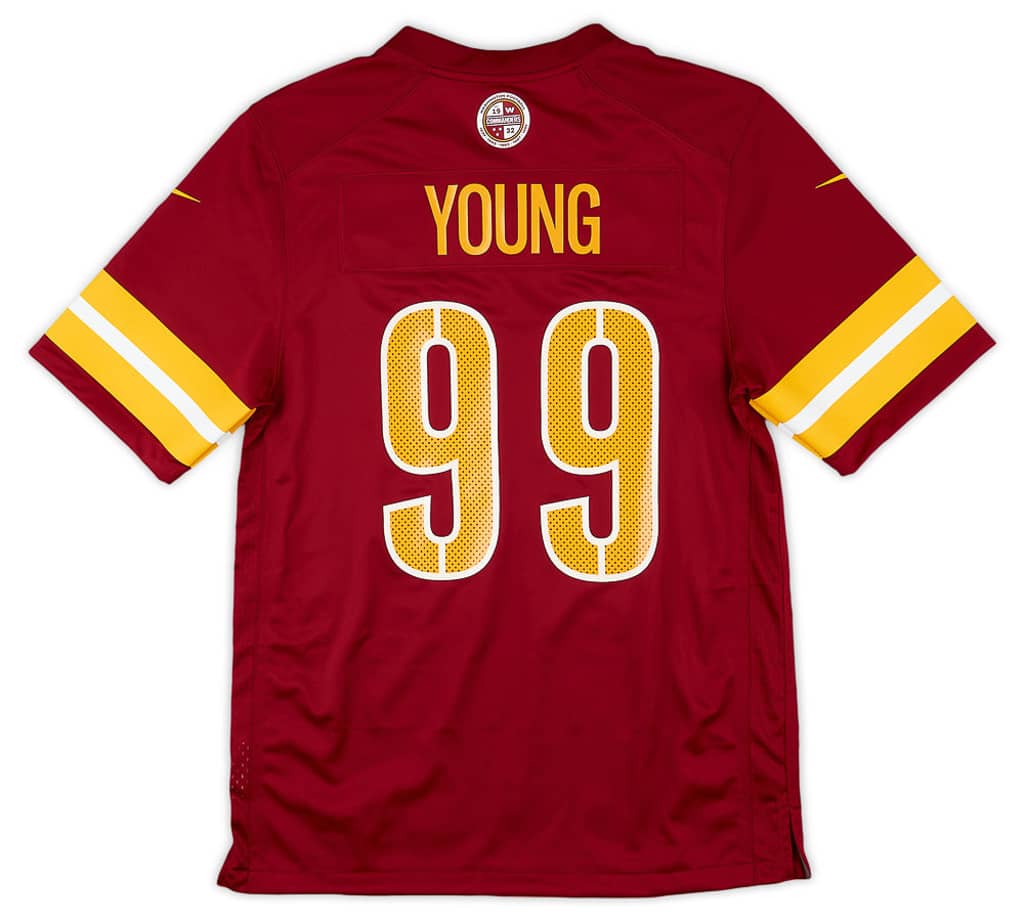 2022-23 Washington Commanders Young #99 Nike Game Jersey (Home) S - W/Tags