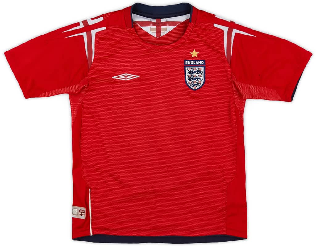 2006-08 England Away Shirt - 8/10 - (S.Boys)