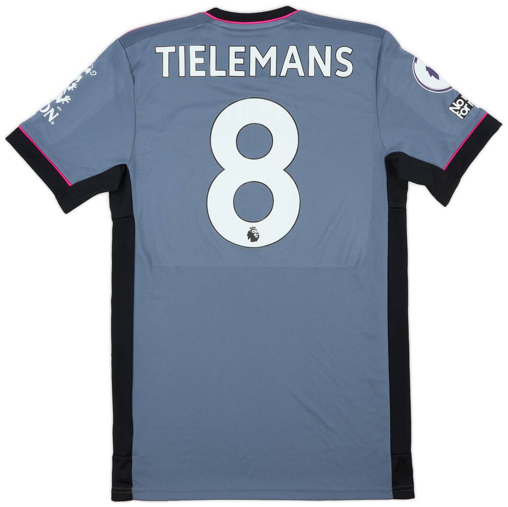2021-22 Leicester Match Issue Third Shirt Tielemans #8