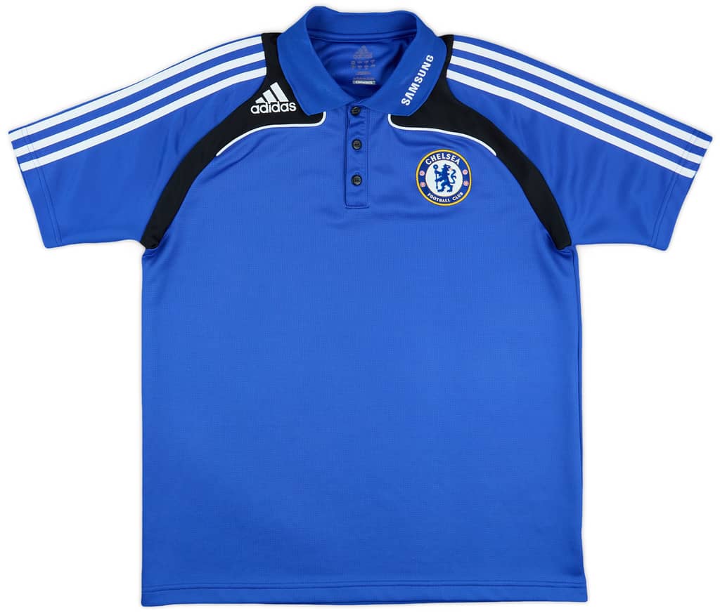 2008-09 Chelsea adidas Polo Shirt - 8/10 - (M/L)