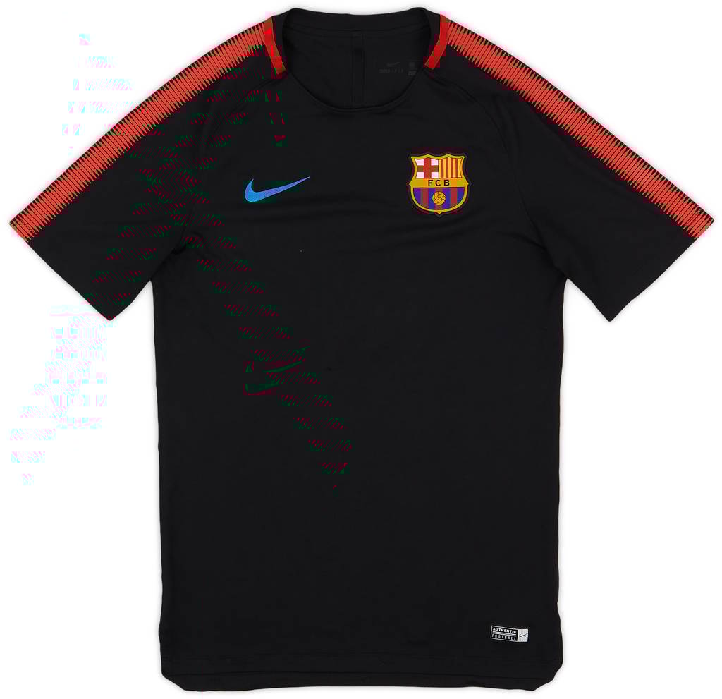 2017-18 Barcelona Nike Training Shirt - 8/10 - (S)