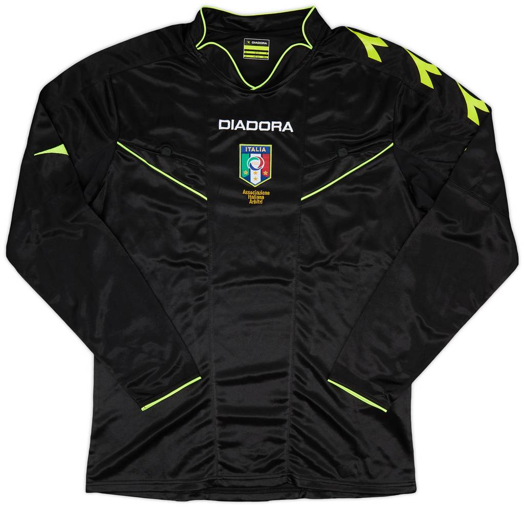 2013-15 Italy Diadora Referee L/S Shirt - 6/10 - (M)