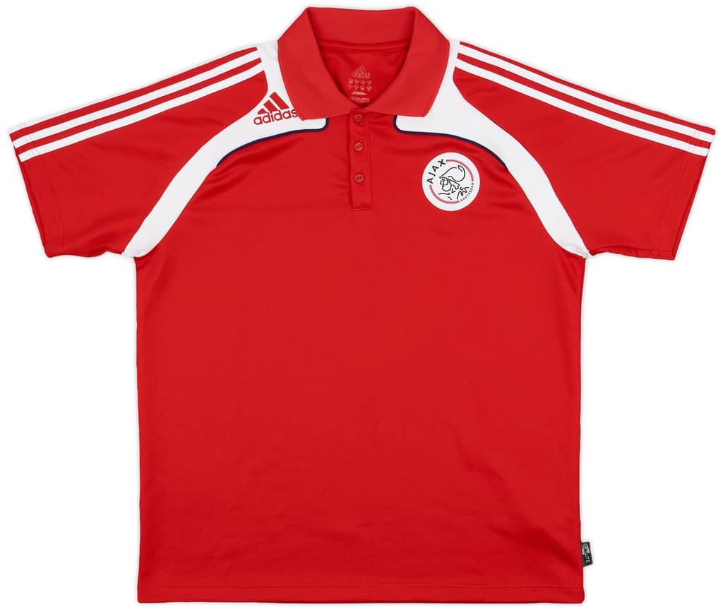 2008-09 Ajax adidas Polo Shirt - 9/10 - (L/XL)
