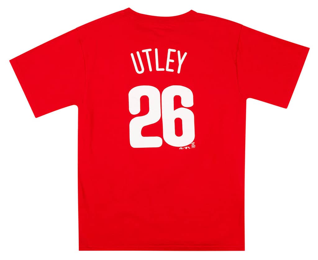 2009 Philadelphia Phillies Utley #26 Majestic Tee Y