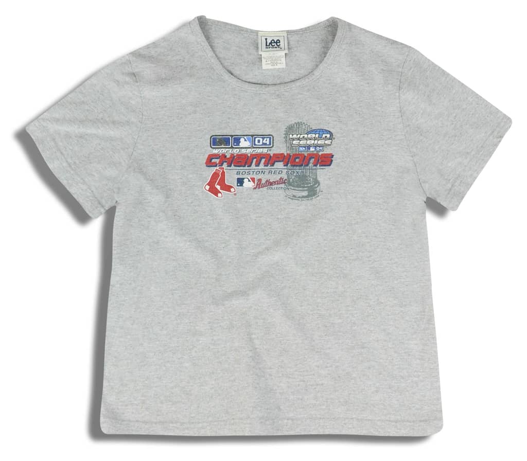 2004 Boston Red Sox World Series Champions Lee Sport Tee Y