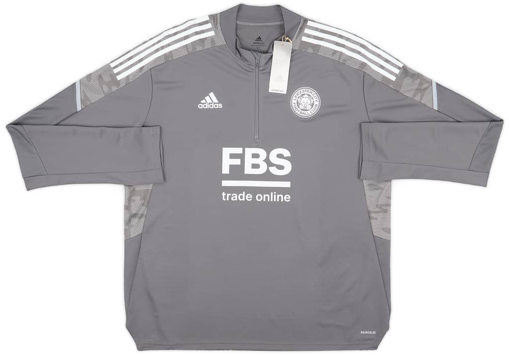 2021-22 Leicester adidas 1/4 Zip Training Top (XL)