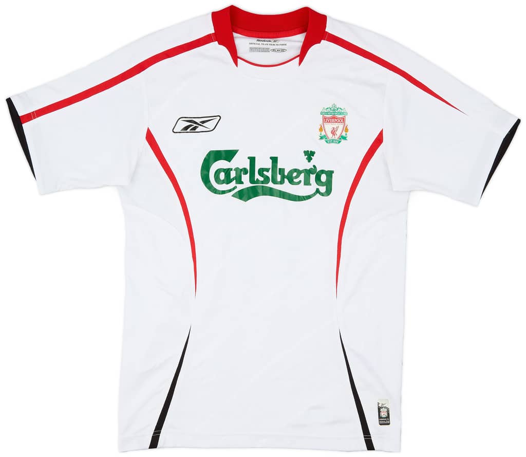 2005-06 Liverpool Away Shirt Gerrard #8 - 8/10 - (XS)