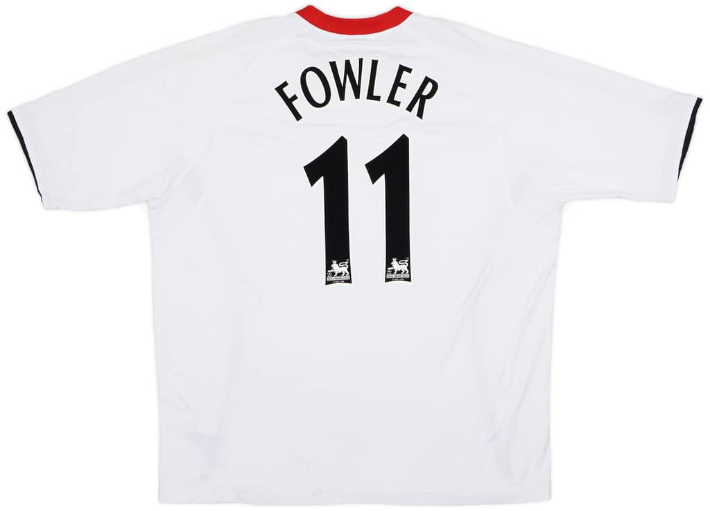 2005-06 Liverpool Away Shirt Fowler #11 - 6/10 - (XXL)