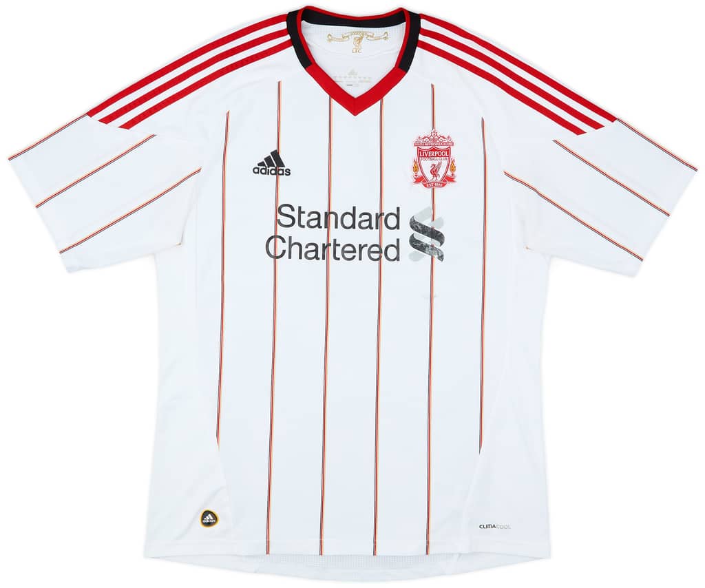 2010-11 Liverpool Away Shirt Gerrard #8 - 5/10 - (L)