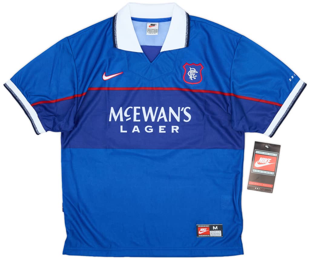 1997-99 Rangers Home Shirt Gascoigne #8 (M)