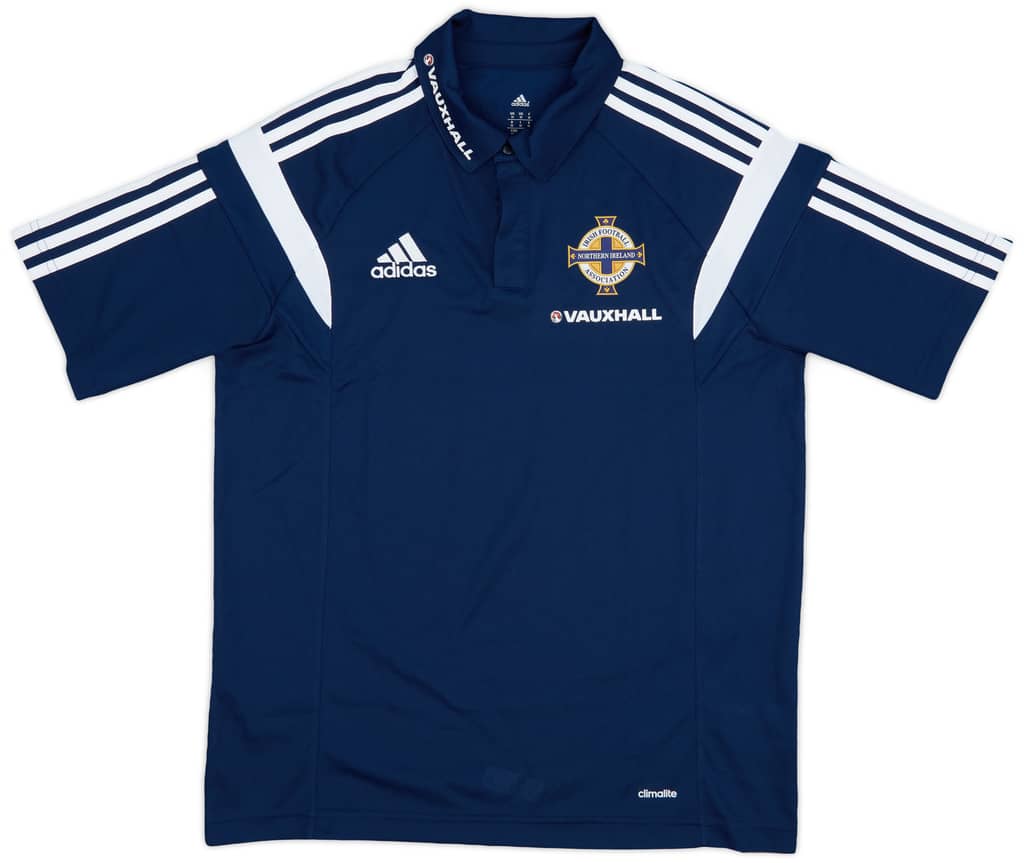 2014-15 Northern Ireland adidas Polo Shirt - 9/10 - (M)