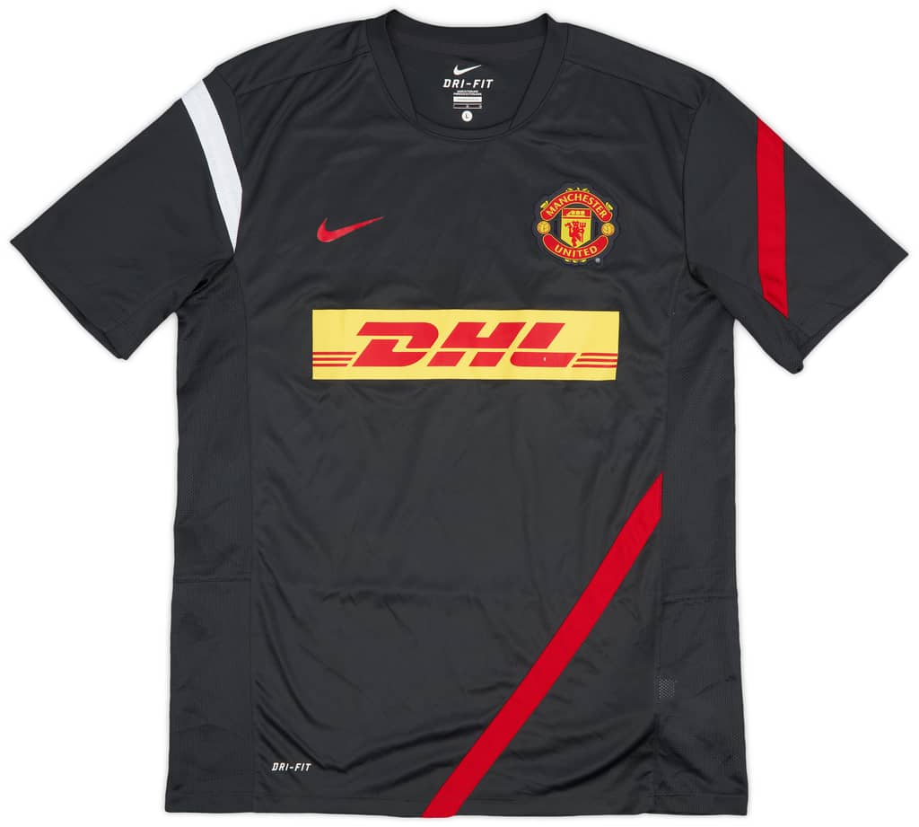 2008-09 Manchester United Nike Training Shirt - 8/10 - (L)