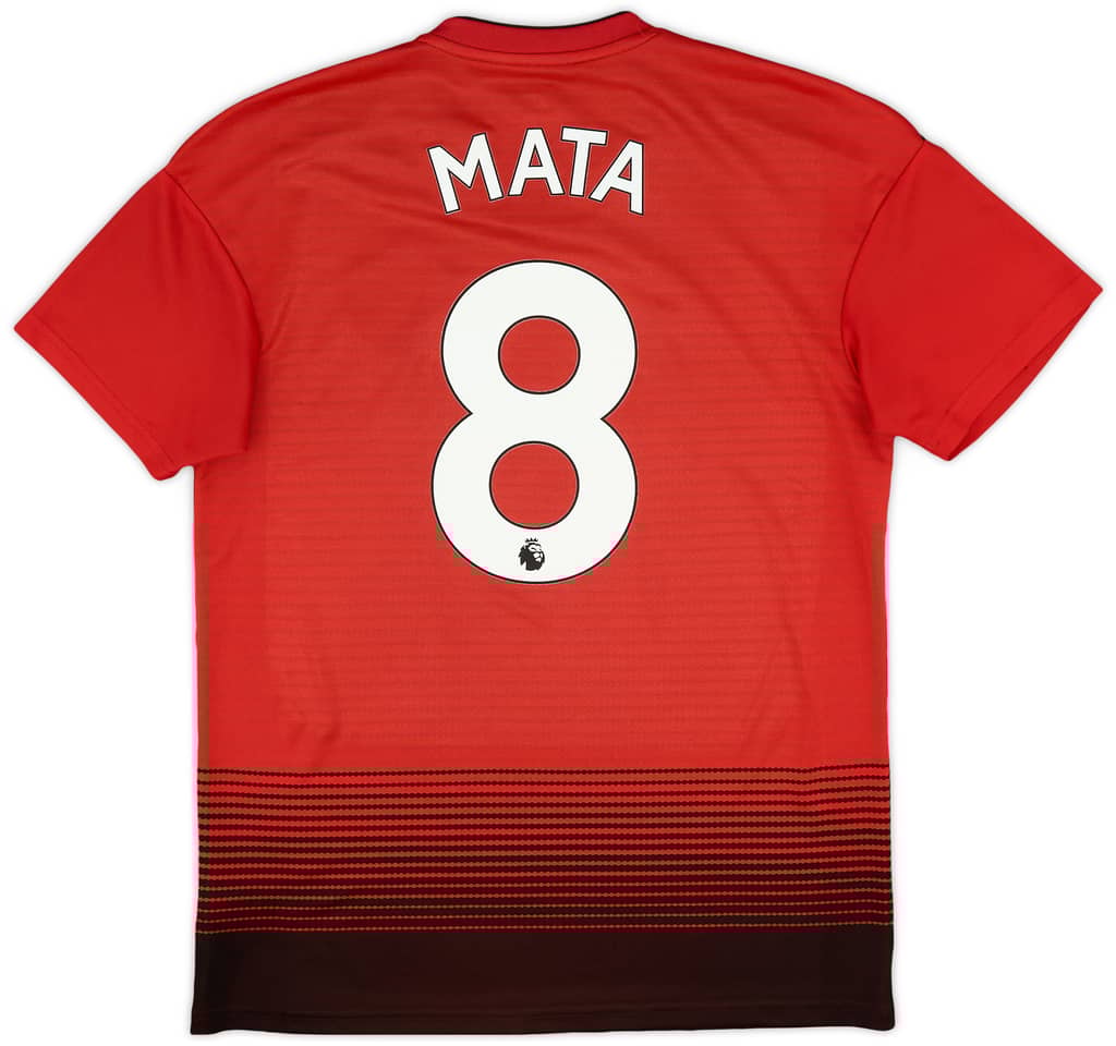 2018-19 Manchester United Home Shirt Mata #8 - 5/10 - (M)