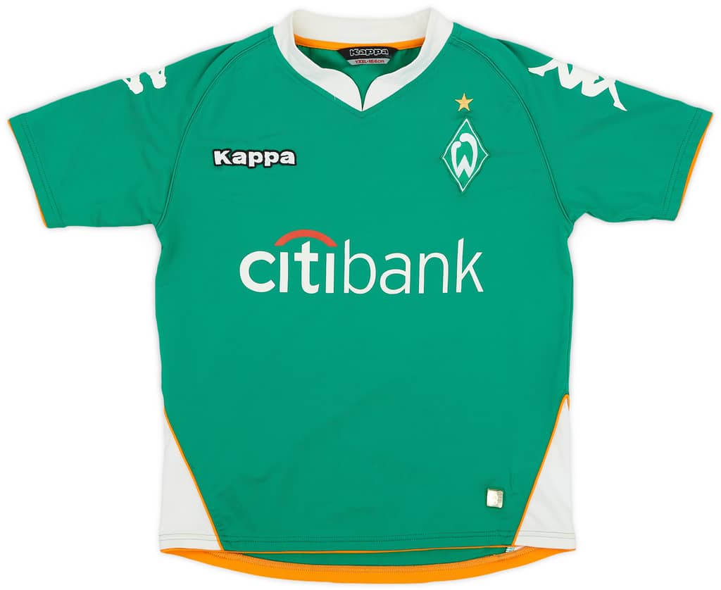 2007-08 Werder Bremen Home Shirt - 8/10 - (YXXL)