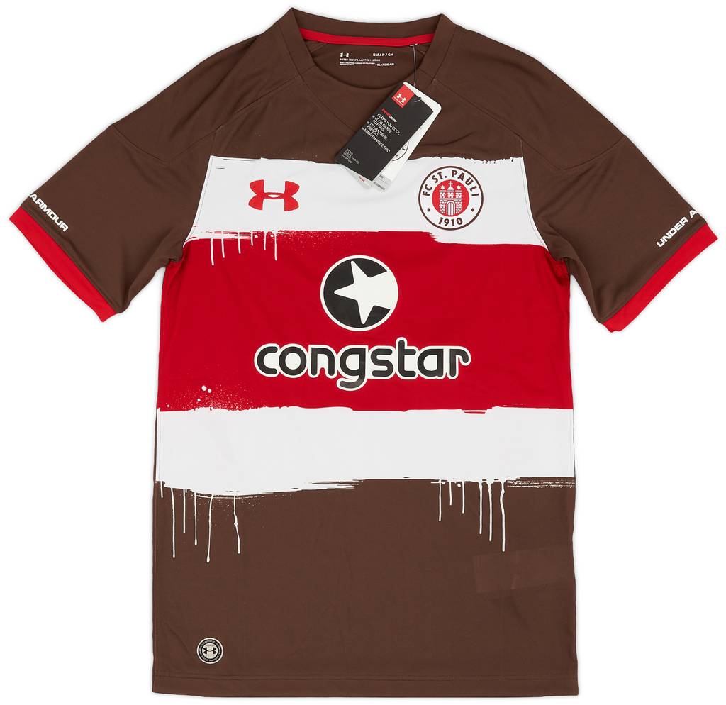 2017-18 St Pauli Home Shirt Daehli #14 (S)