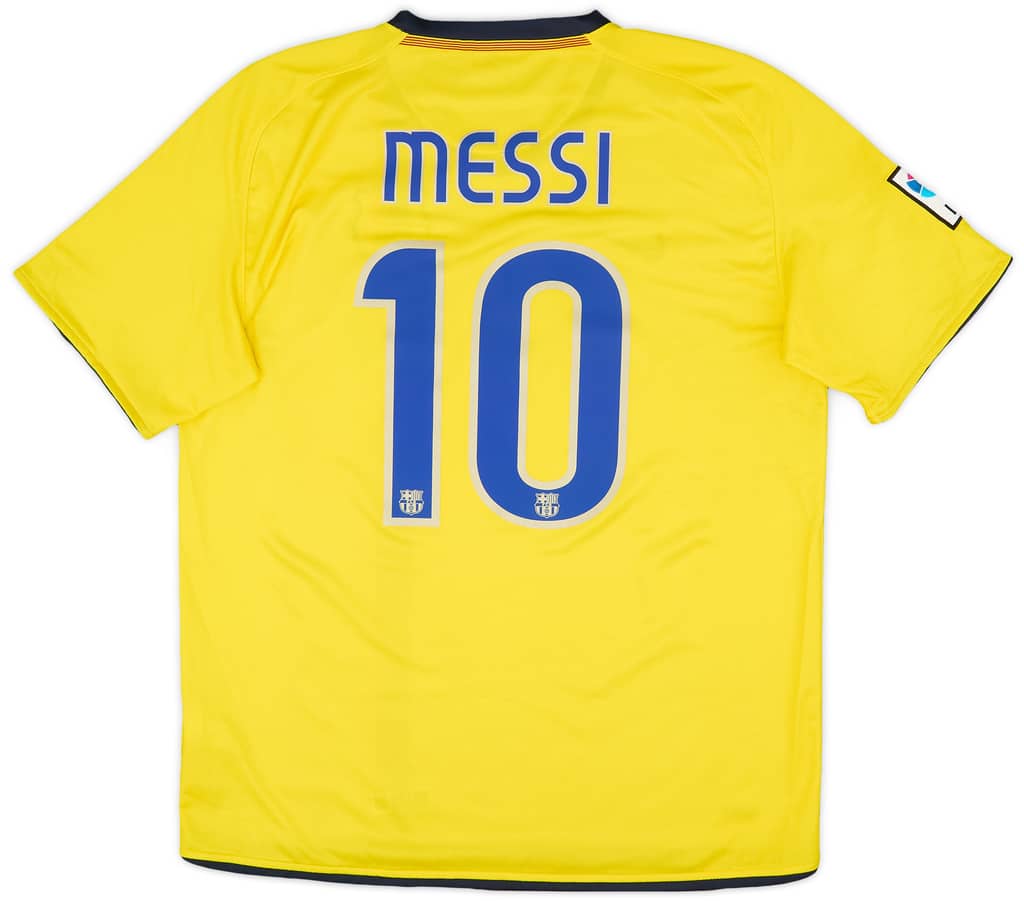 2008-10 Barcelona Away Shirt Messi #10 - 6/10 - (L)