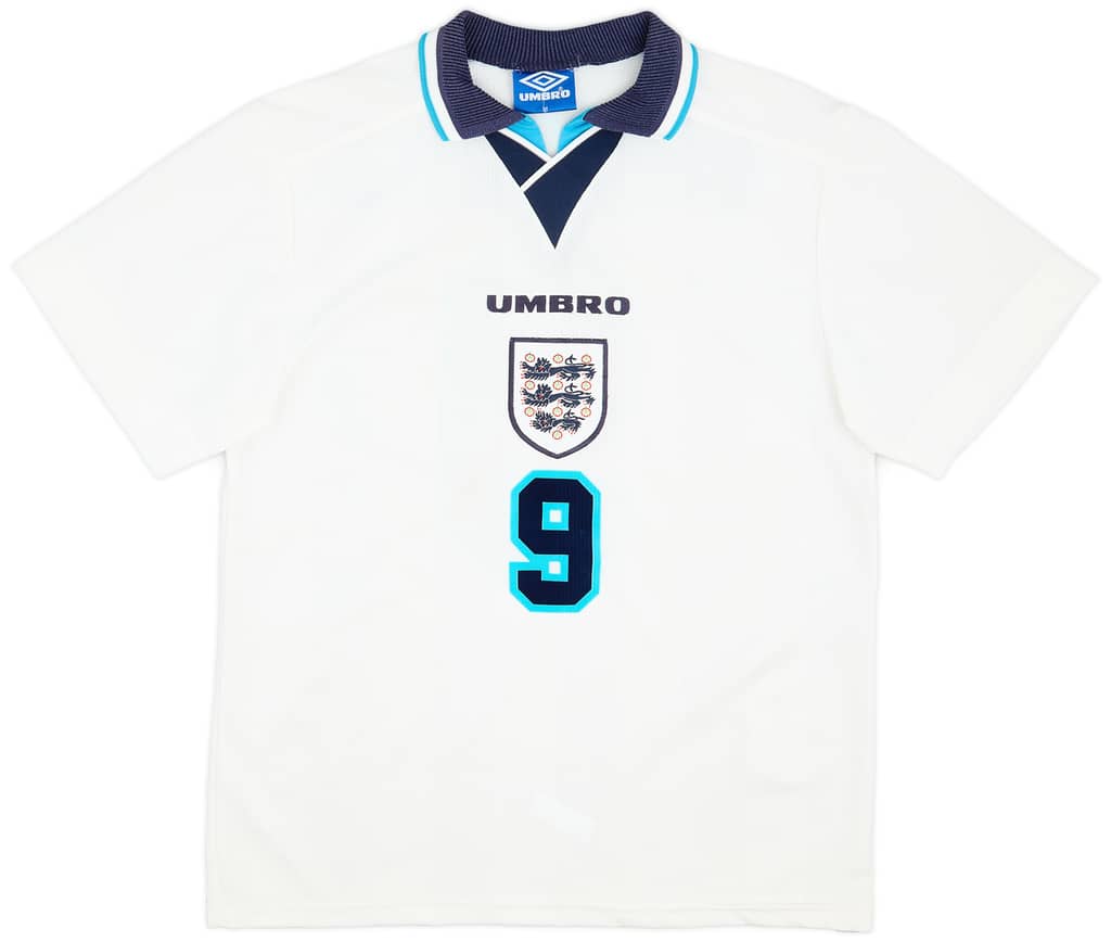 1995-97 England Home Shirt Shearer #9 - 7/10 - (M)