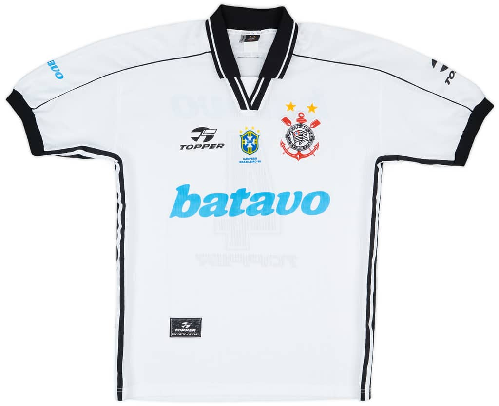 1999 Corinthians Home Shirt #4 - 9/10 - (L)