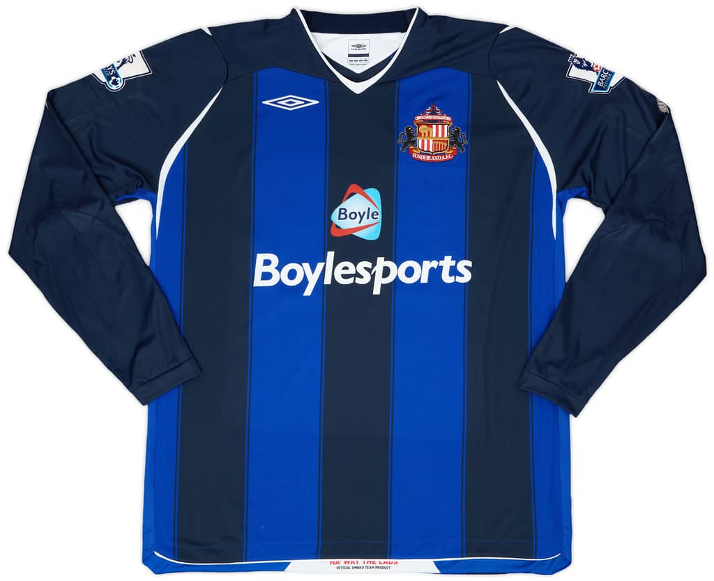 2008-09 Sunderland Match Issue Away Shirt Yorke #19