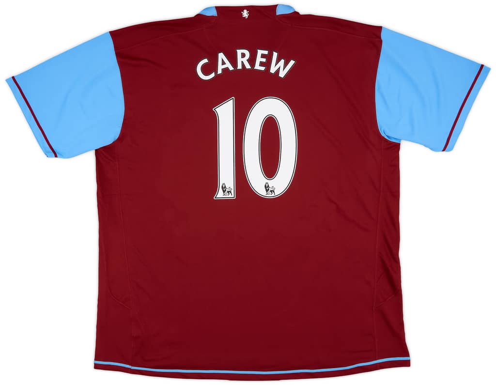 2007-08 Aston Villa Home Shirt Carew #10 (3XL)