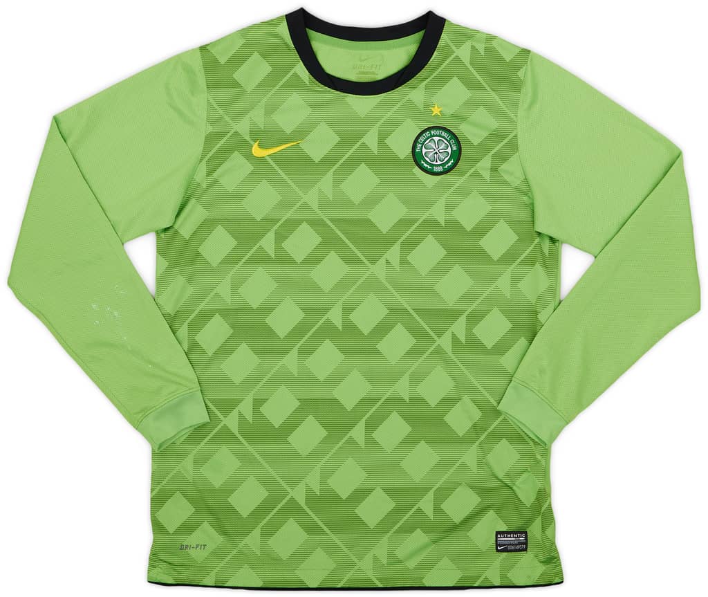 2010-11 Celtic Away L/S Shirt - 8/10 - (XL.Boys)