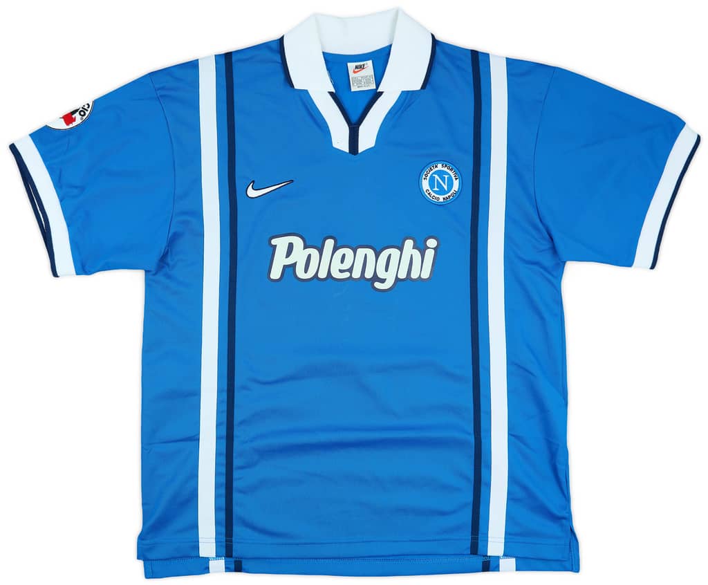 1997-98 Napoli Match Issue Home Shirt Facci #5