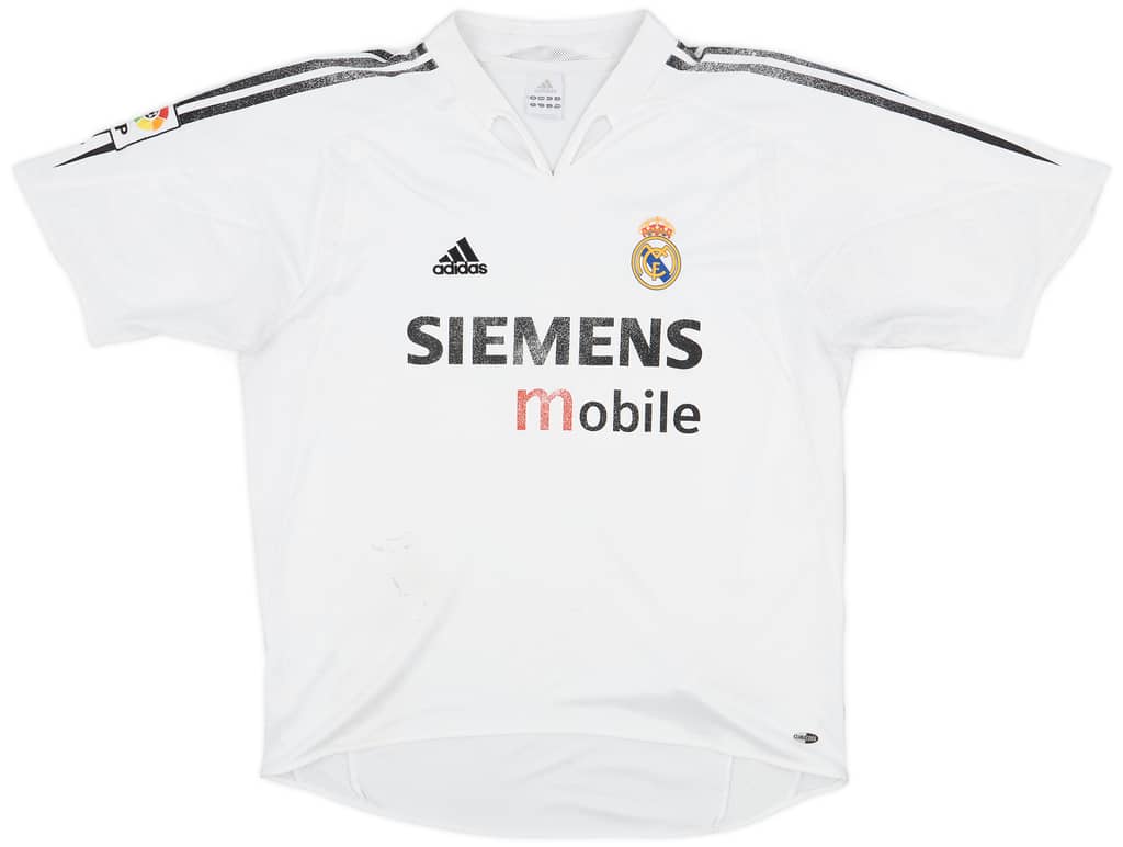 2004-05 Real Madrid Home Shirt - 5/10 - (L)