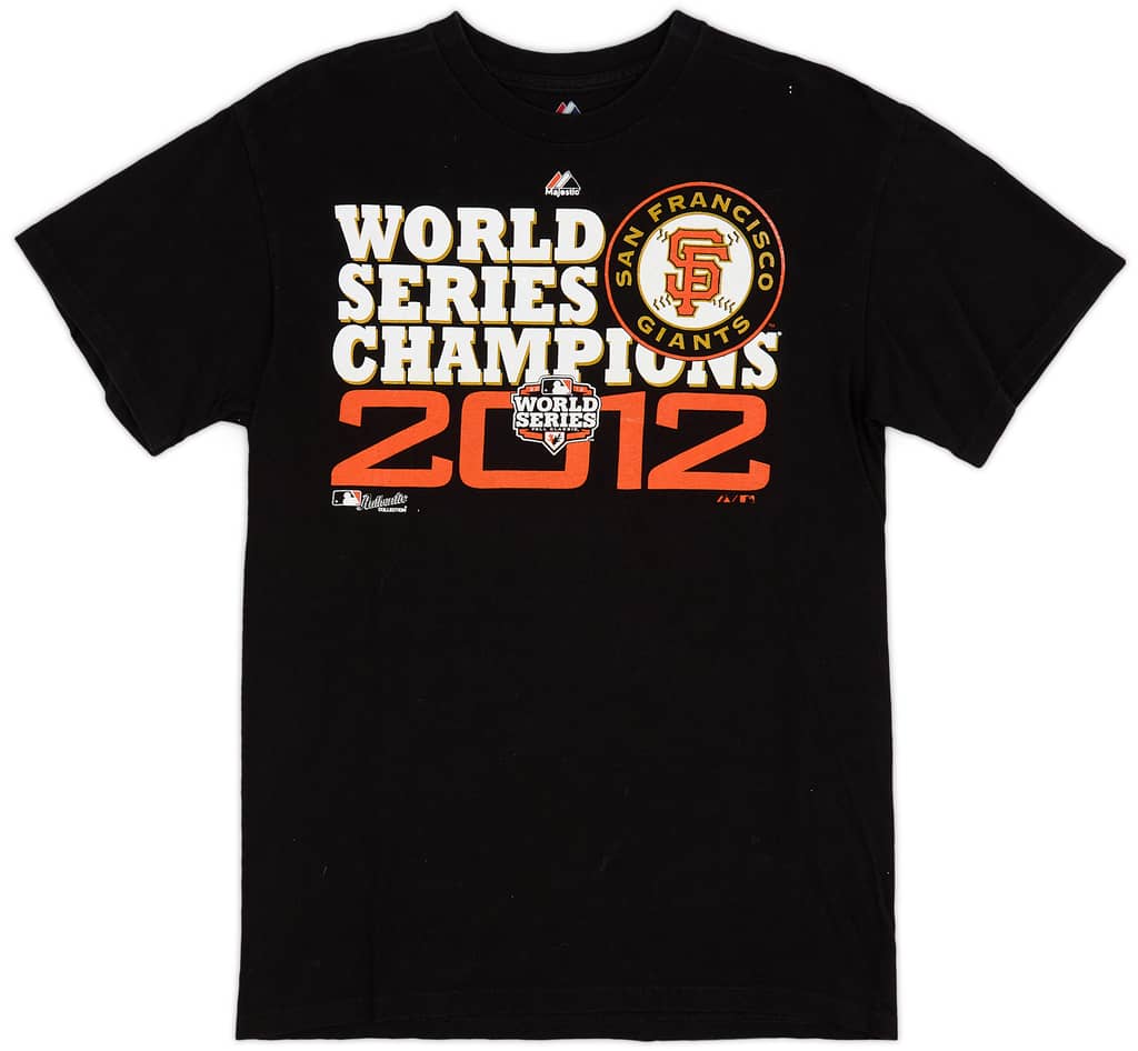 2012 San Francisco Giants World Series Champions Majestic Tee - 8/10 - (M)