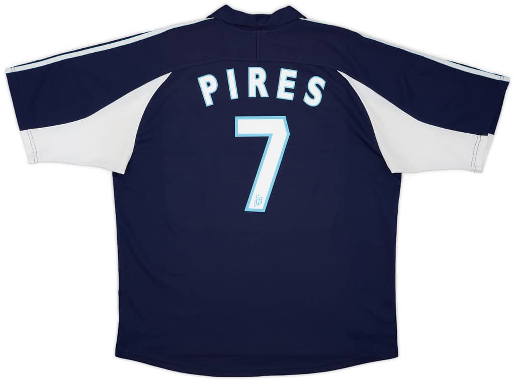 1999-00 Olympique Marseille Away Shirt Pires #7 - 8/10 - (XL)
