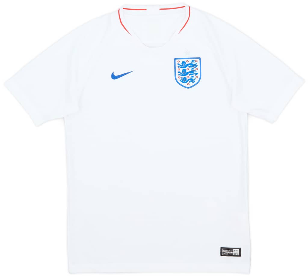 2018-19 England Home Shirt - 7/10 - (L.Boys)