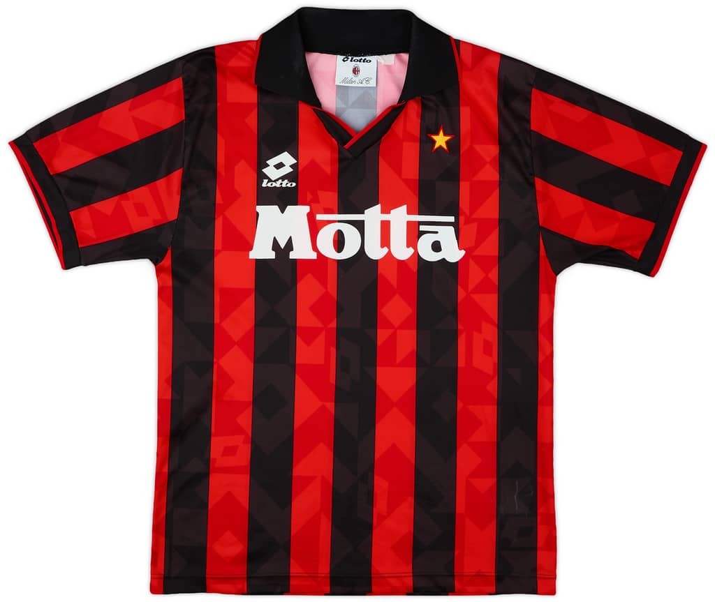 1994-95 AC Milan Home Shirt - 8/10 - (S)