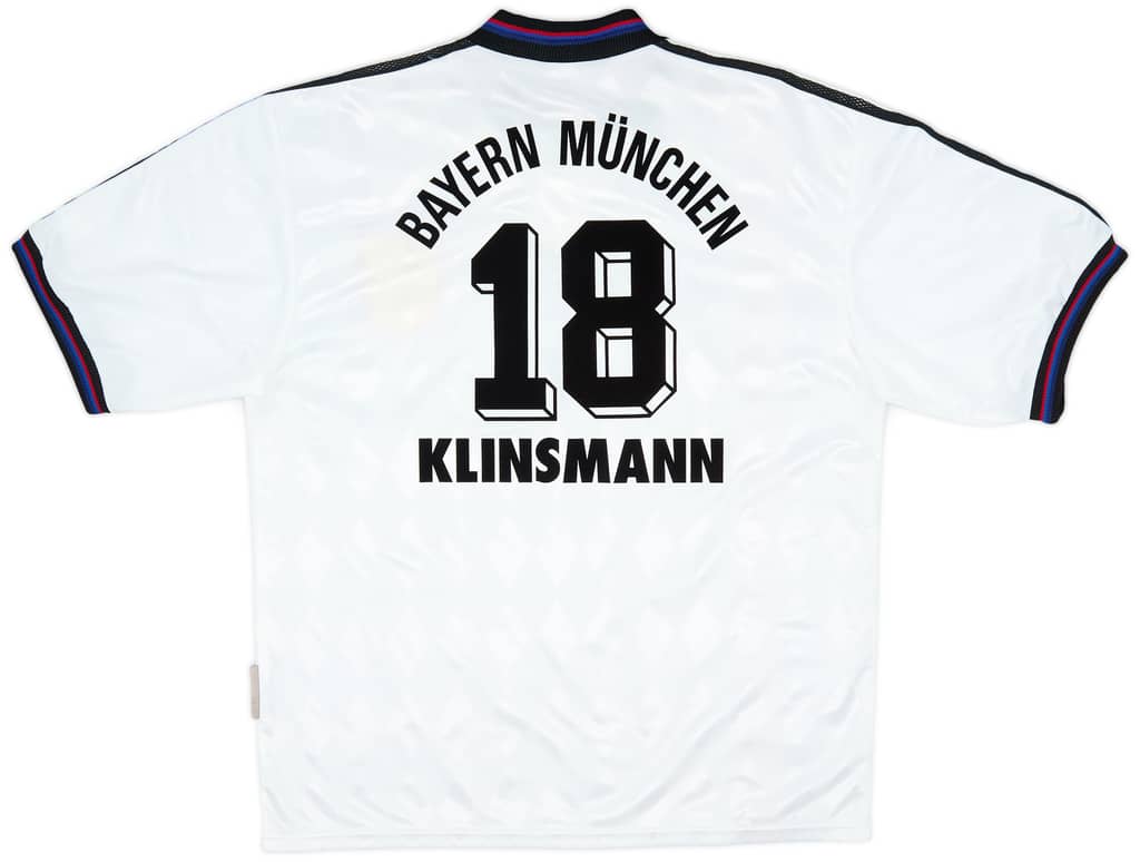 1996-98 Bayern Munich Away Shirt Klinsmann #18 - 6/10 - (S)